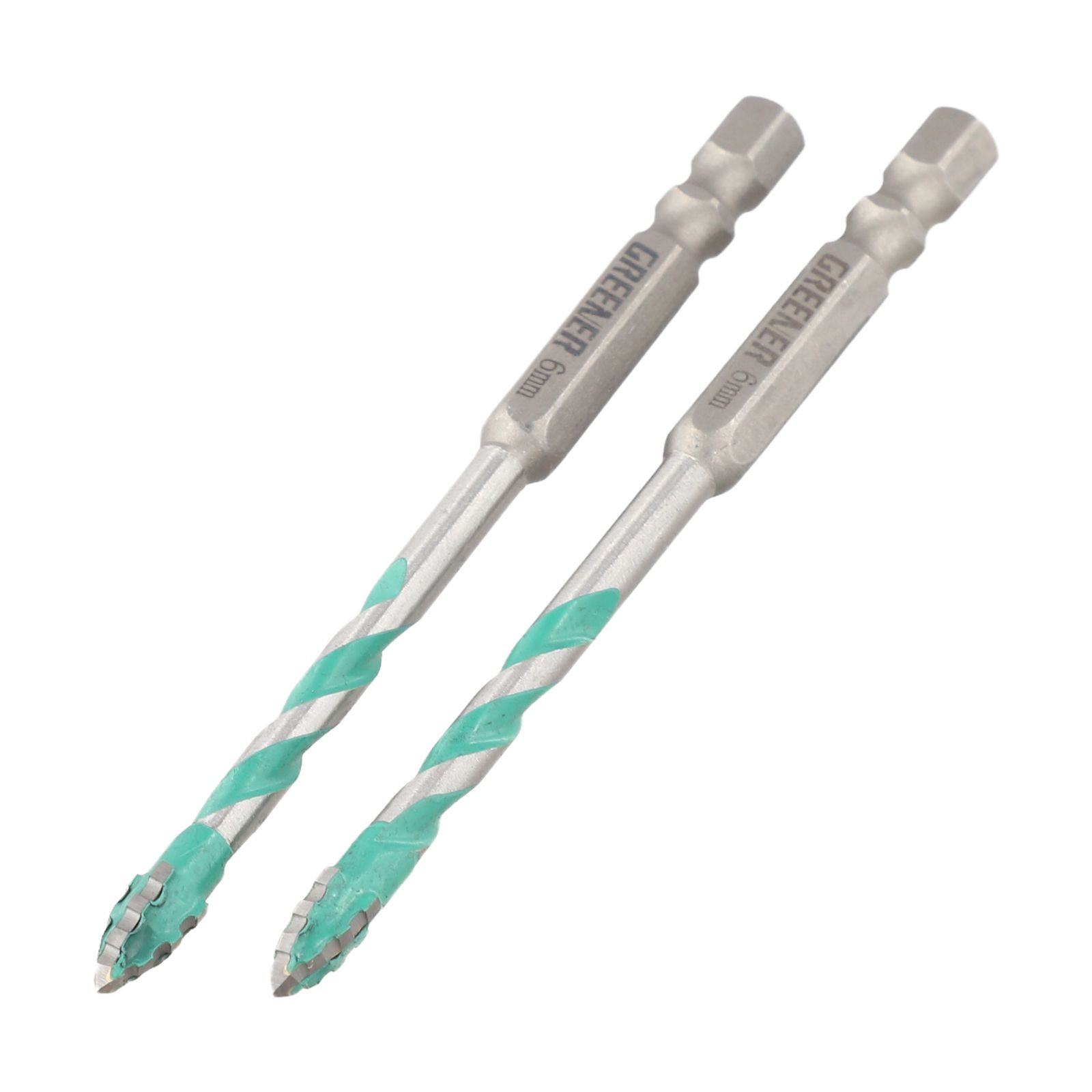 2PC Drill Bits for Glass Wood Metal Tiles Enhanced Performance Options