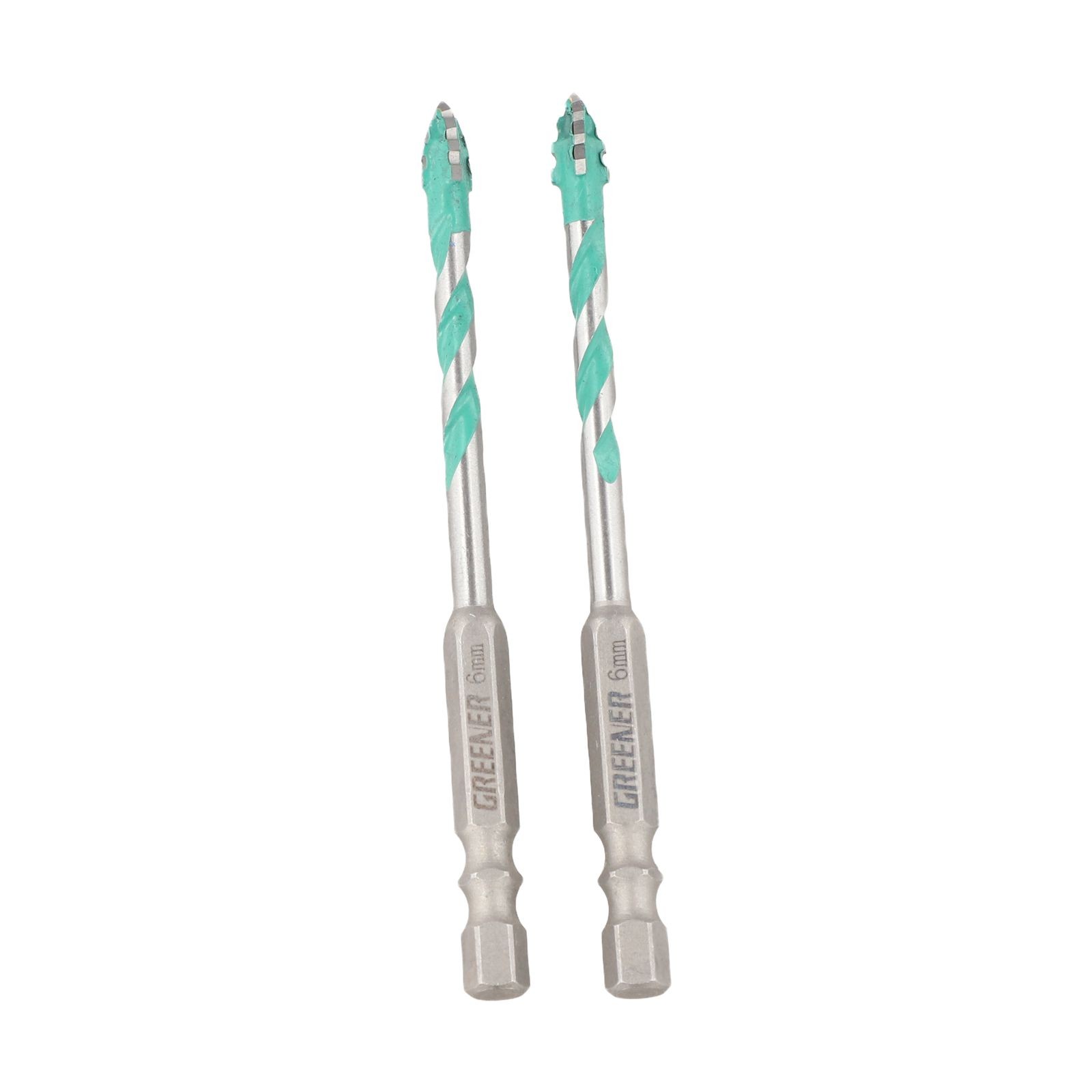 2PC Drill Bits for Glass Wood Metal Tiles Enhanced Performance Options