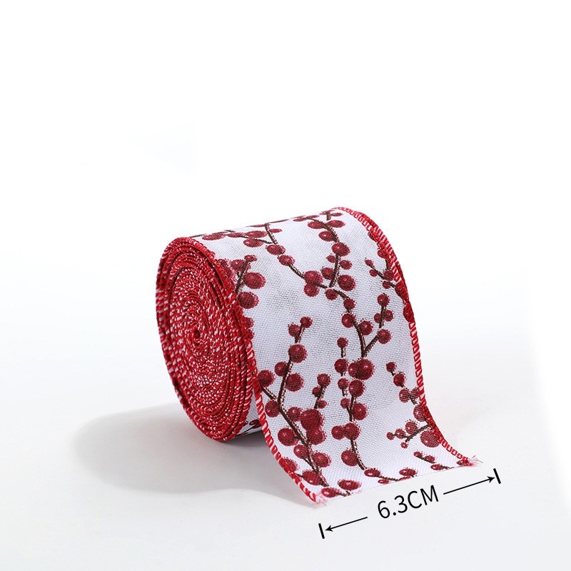 200 by 6 3cm Cloth Ribbon for Wrapping For Presents and Crafting Holiday Bows - Picture 15 of 18