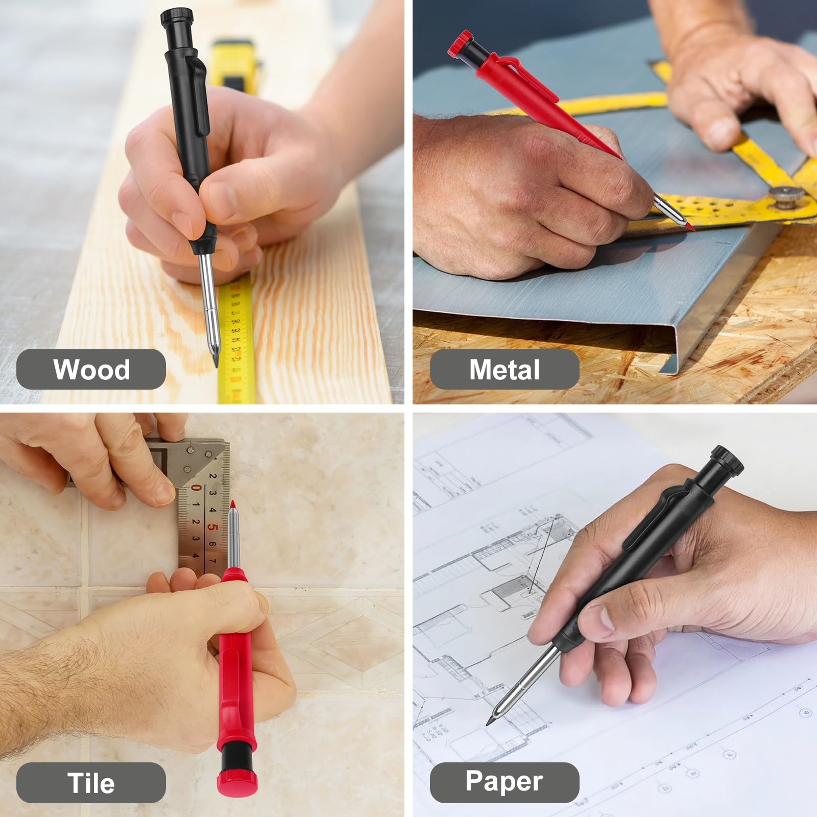 Woodworking Scribing Ruler With Angle Gauge For Construction And Engineering