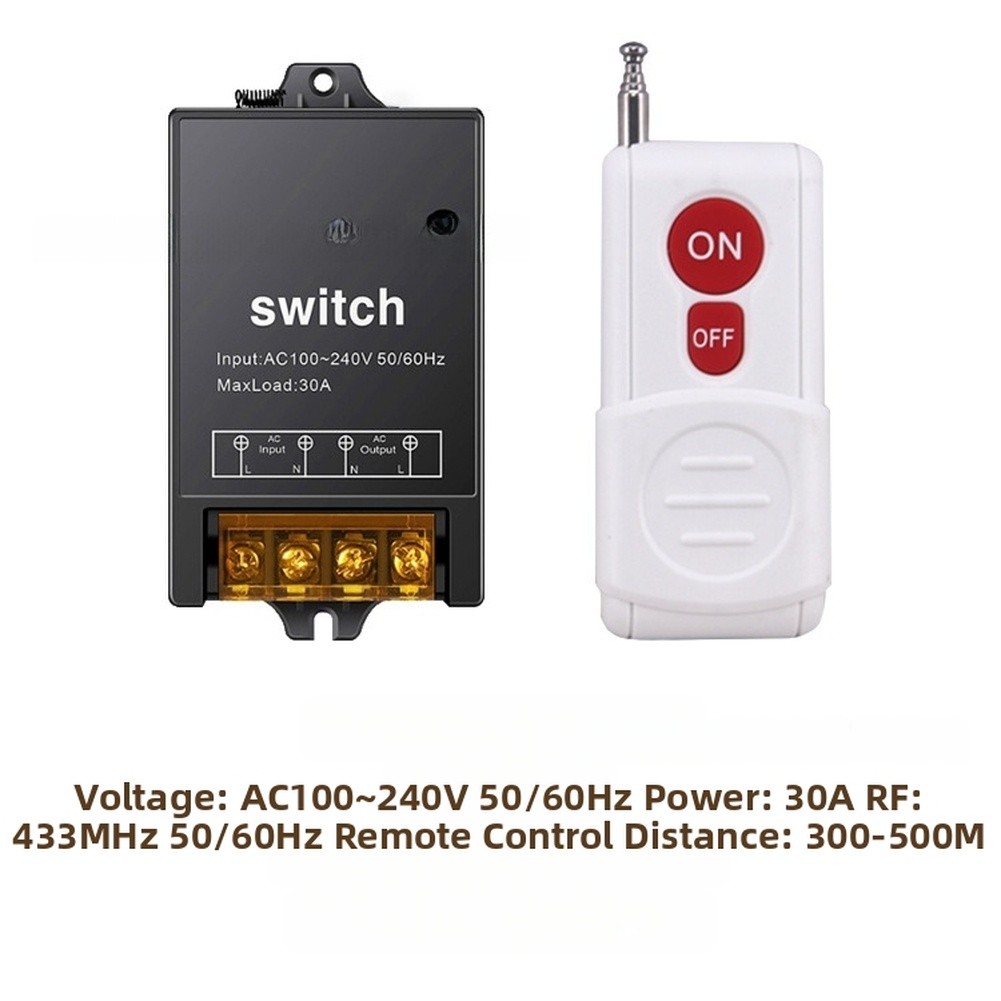 Wireless RF Remote Switch 30A AC 100 240 Volt Single Channel 500 Meter - Picture 13 of 14
