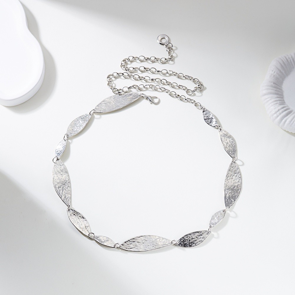 Bohemian Style Waist Chain for Women Vintage Embossed Metal Geometric Design - Picture 38 of 42