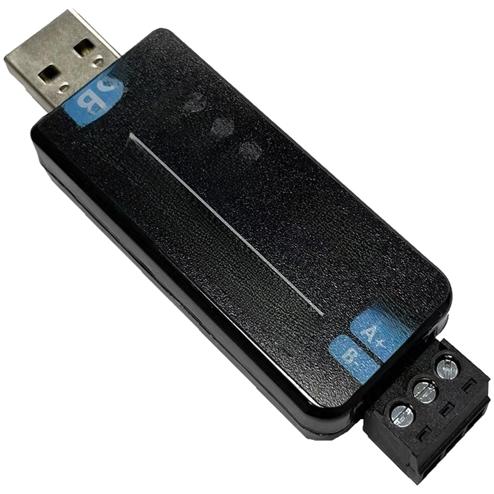 Industrial USB to RS485 RS232 Converter with Three LED Status Indicators