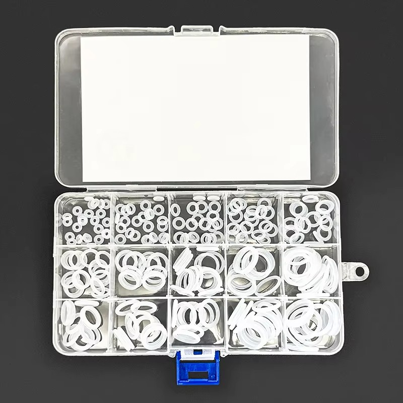 1228 Pc Silicone O Rings Kit 32 Sizes Clear White for Sealing and Plumbing