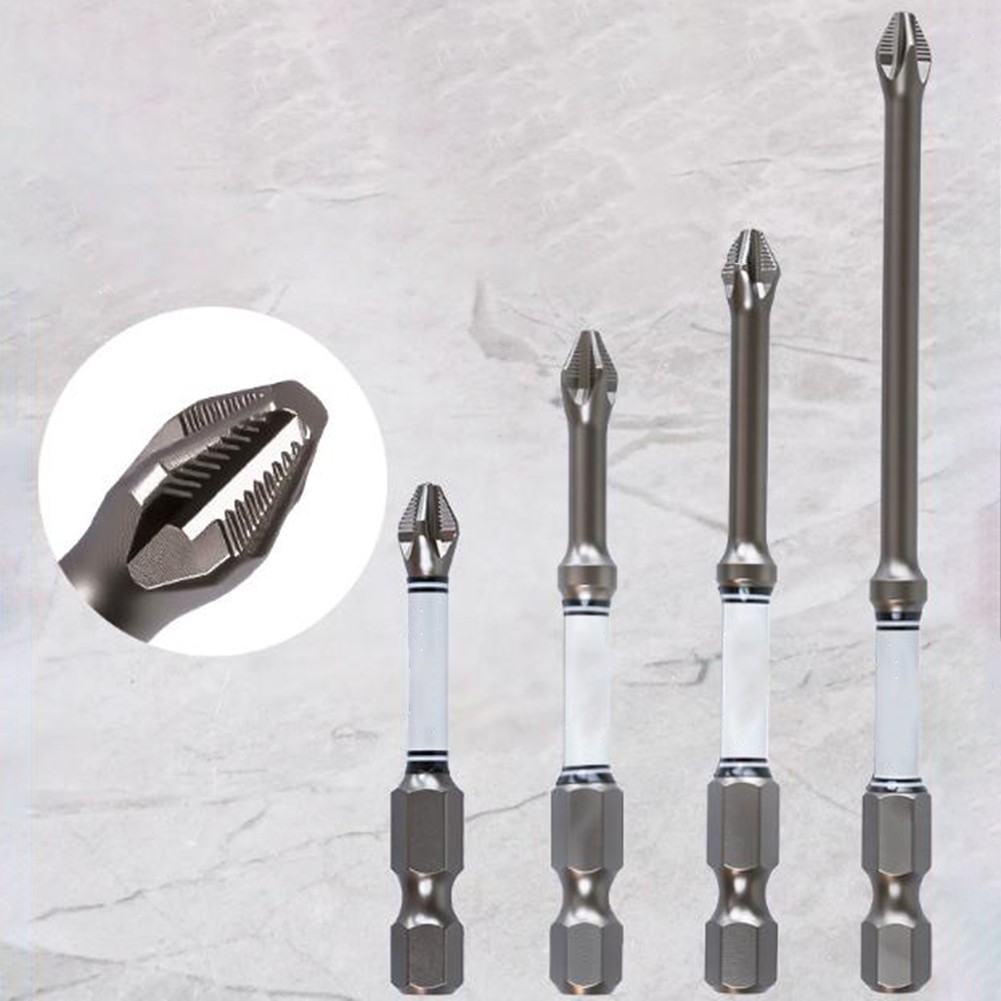 Tile Punching Drill Bit Four Flute Eccentric Screwdriver Bit Combination - Picture 12 of 21