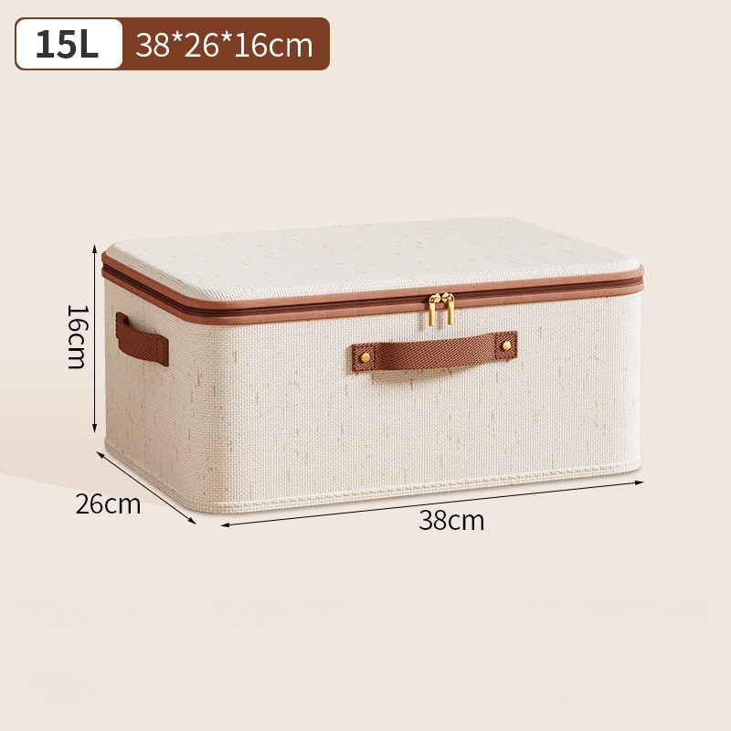 Foldable Storage Box Dustproof Clothes Box Household Item Organizer For Bedroom - Picture 14 of 17