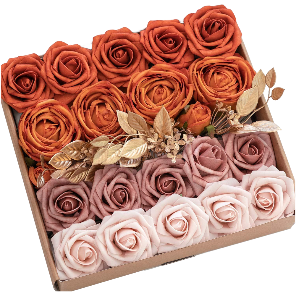 Silk Flower Bouquet for Wedding DIY Craft Bridal Proposal Home Decoration