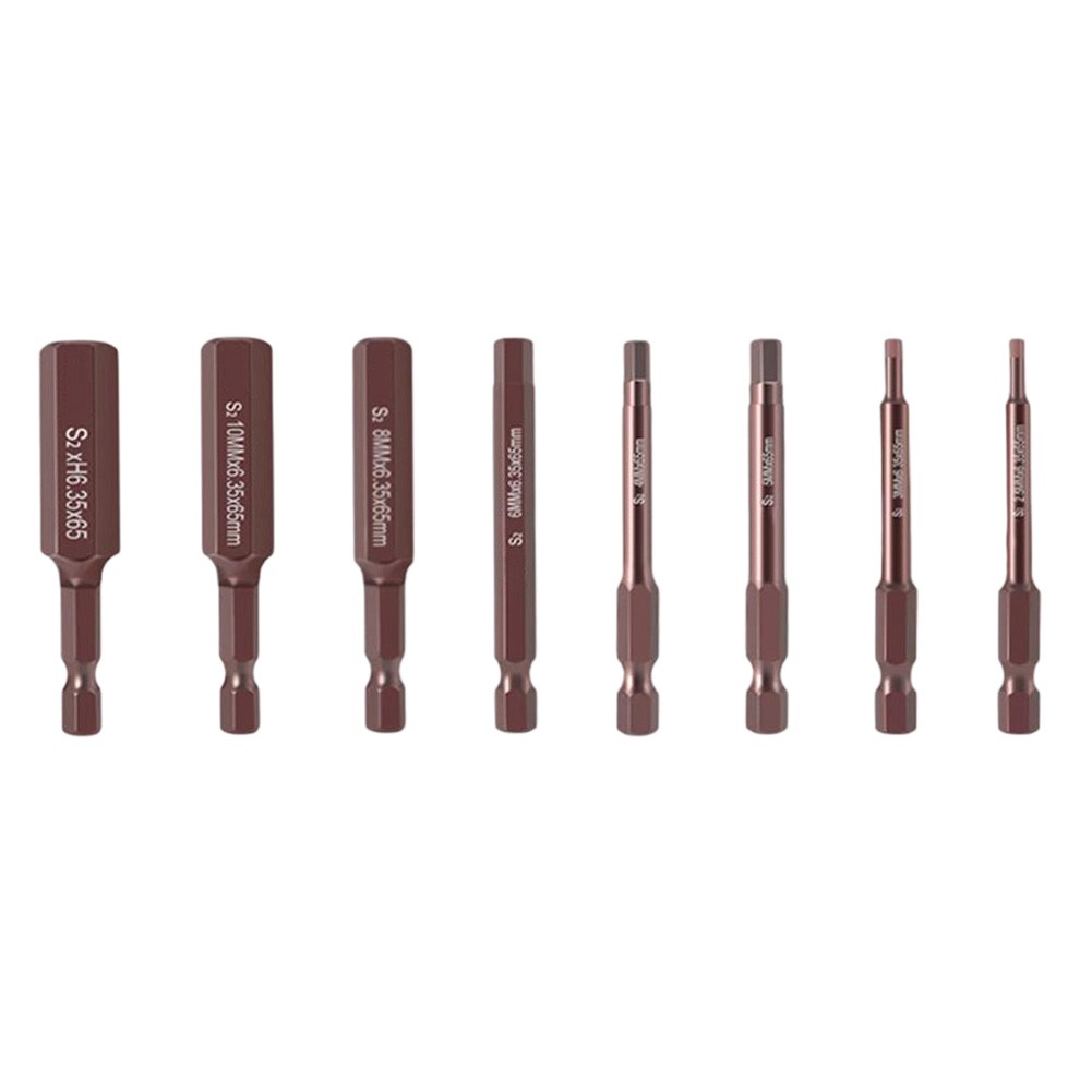 Magnetic Hex Head Screwdriver Bits 8pcs Set for Electric and Cordless Drills