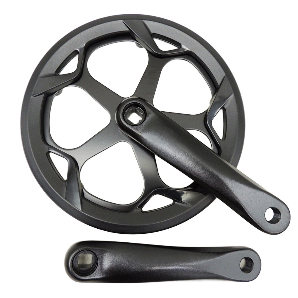 Aluminum Alloy Folding Bike Crankset 152mm Length 32T 48T 52T for Easy Install