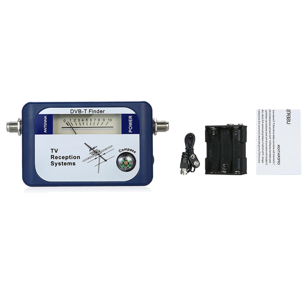 Cercatore Di Segnale DVB-T Per Antenne TV – Misuratore Di Potenza Con Display Numerico, Cicalino E Controllo Attenuatore, Portatile