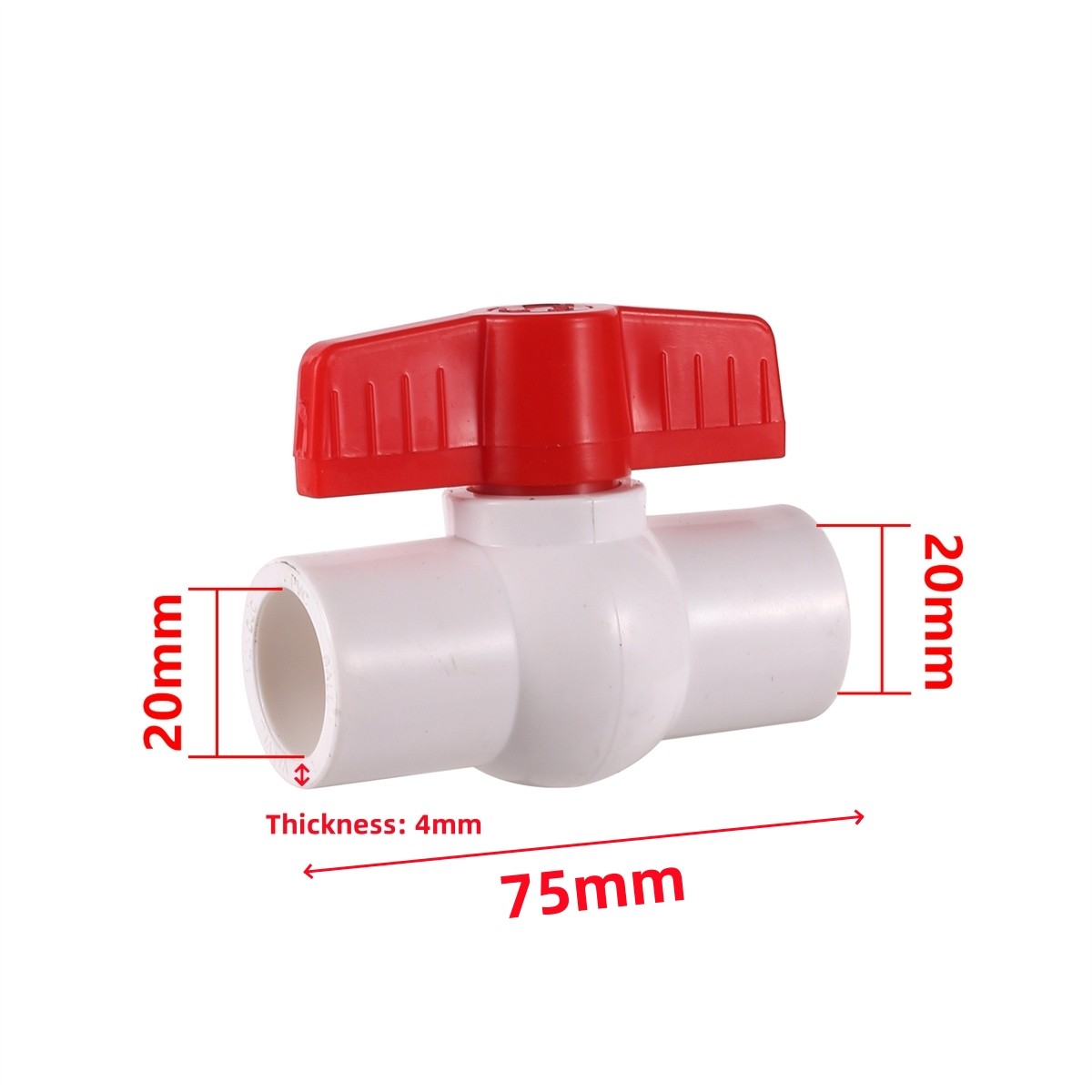 PPR Water Pipe Valve Plastic Switch for Hot Cold Water Systems Plumbing Use