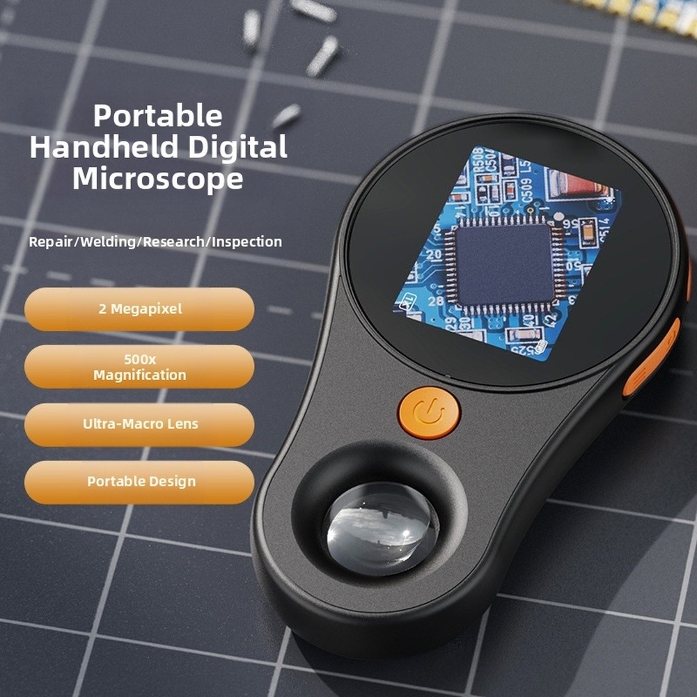 Handheld for microscope for Digital with 2 Inch Screen and 500X Magnification