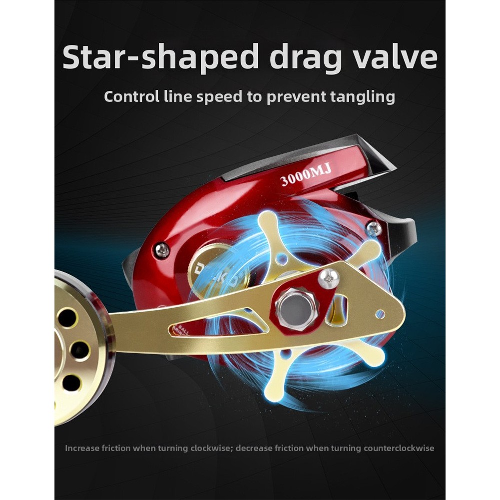 Digital Count Carbon Fiber Casting Reel Magnetic Brake System For Sea Fishing - Picture 29 of 38