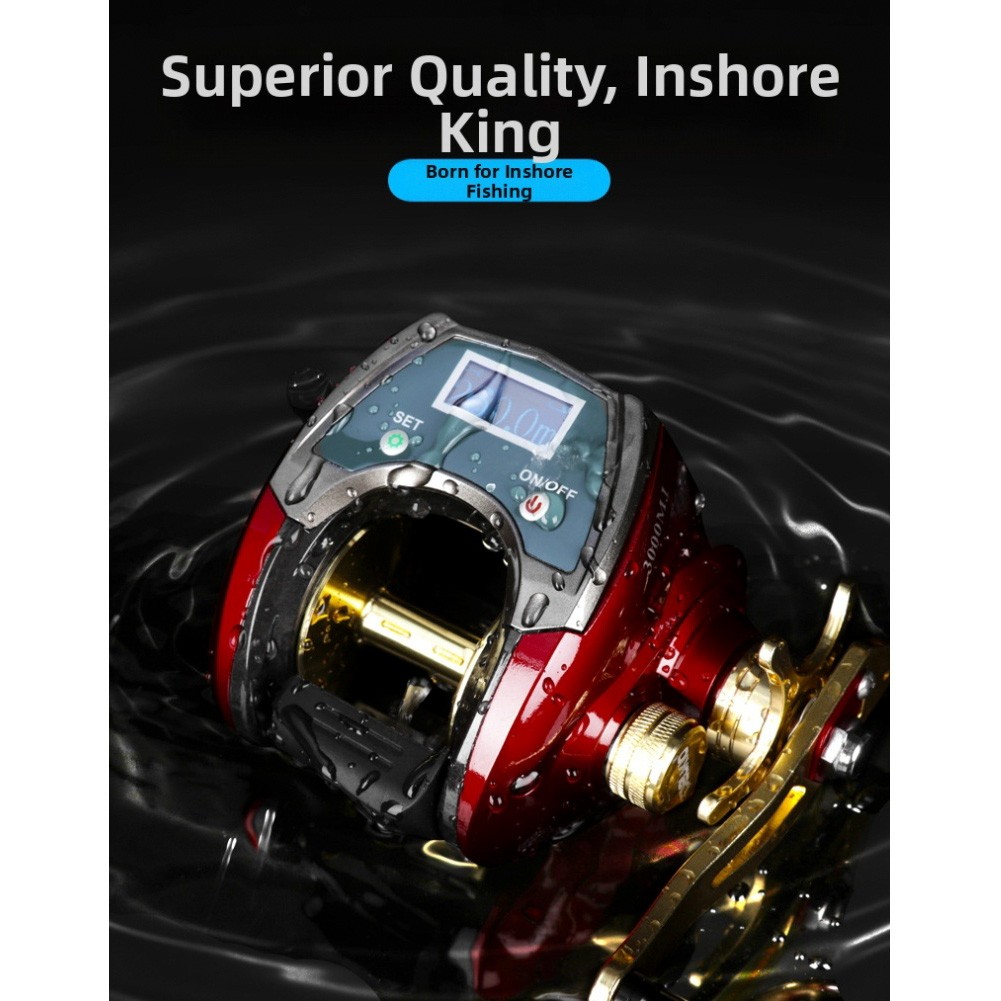 Digital Count Carbon Fiber Casting Reel Magnetic Brake System For Sea Fishing - Picture 34 of 38