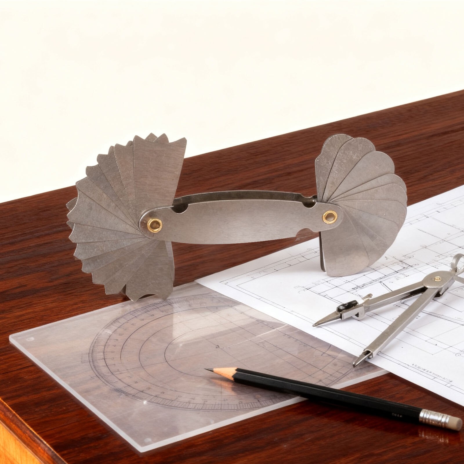 Professional Radius Gauge for Shaft Processing and Steel Pipe Inspections