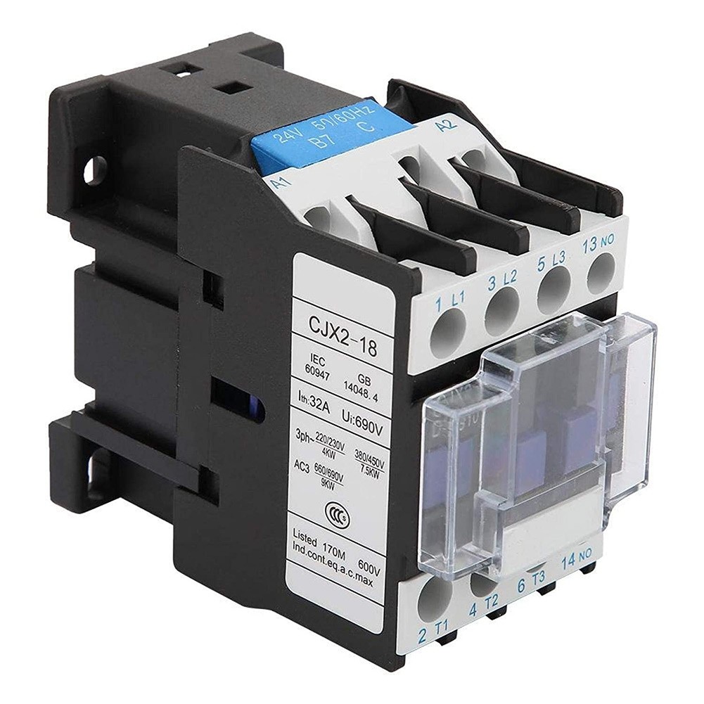 Industrial 24V AC Power Contactor 32A 3 Phase Motor Starter with Copper ...