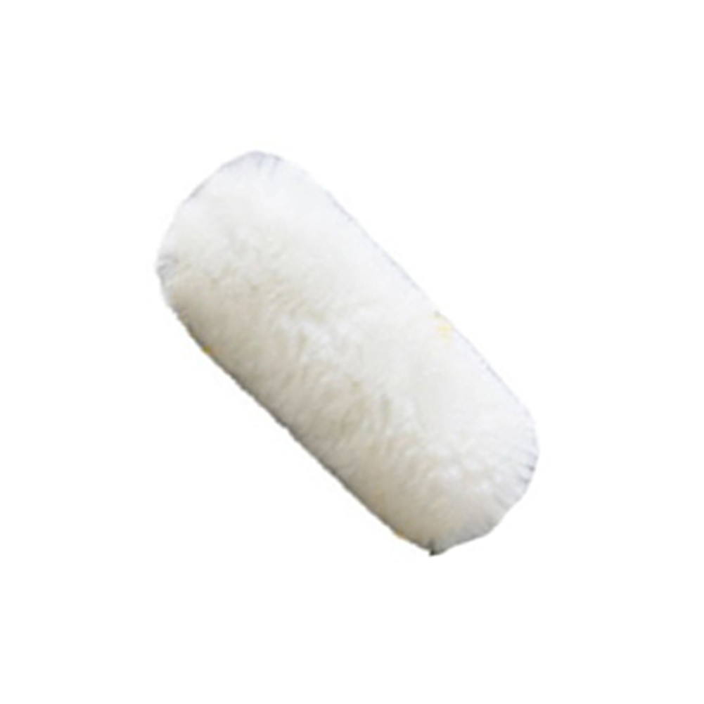 2 Inch Wool Roller Brush for Painting with Comfortable Non Slip Grip Handle