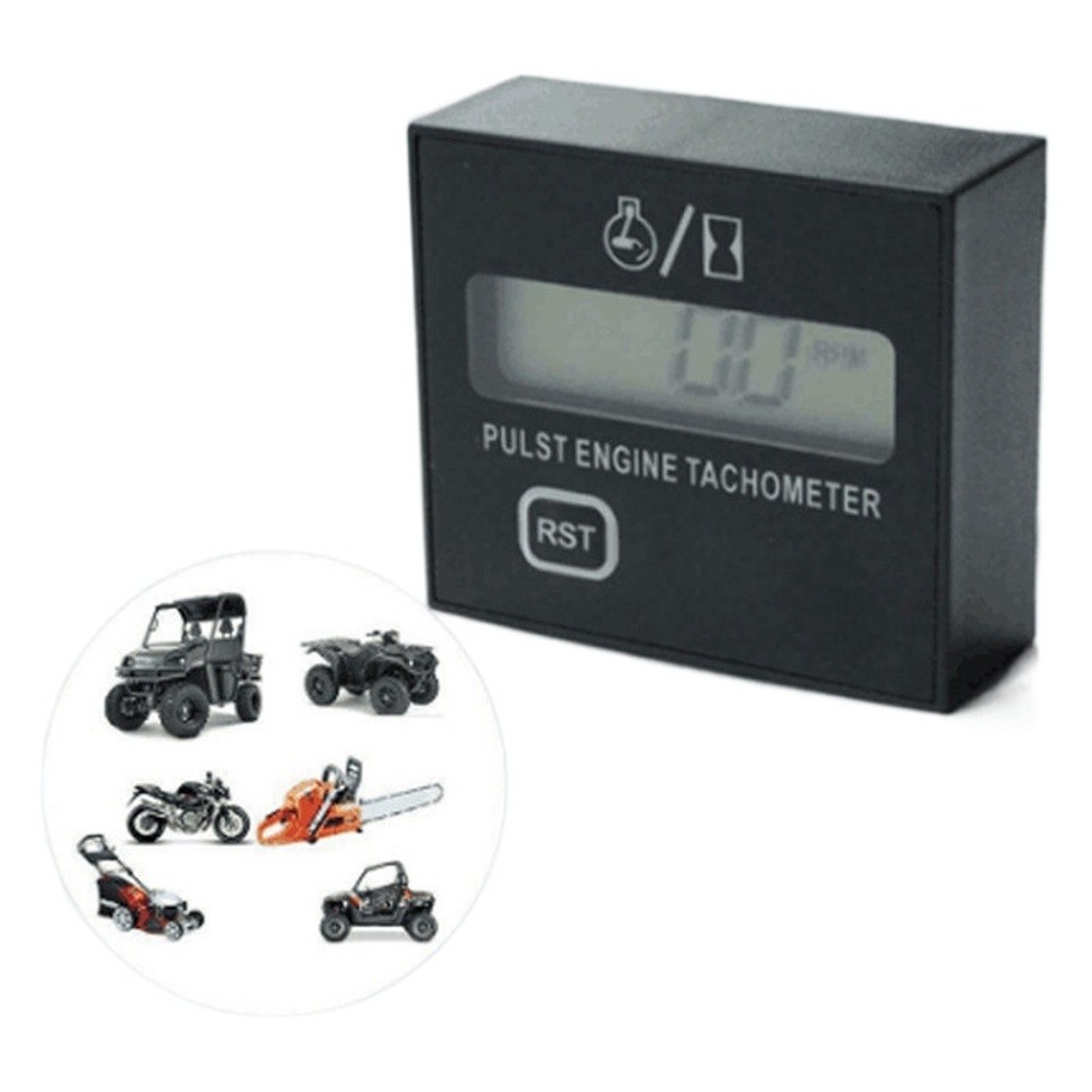 Digital Tachometer High RPM Meter for Chainsaw Lawn Mower and For Fuel Engines