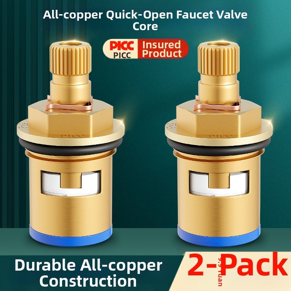 All Copper Pottery Faucet Valve Core Replacement For Single Cold Water Taps - Picture 20 of 21