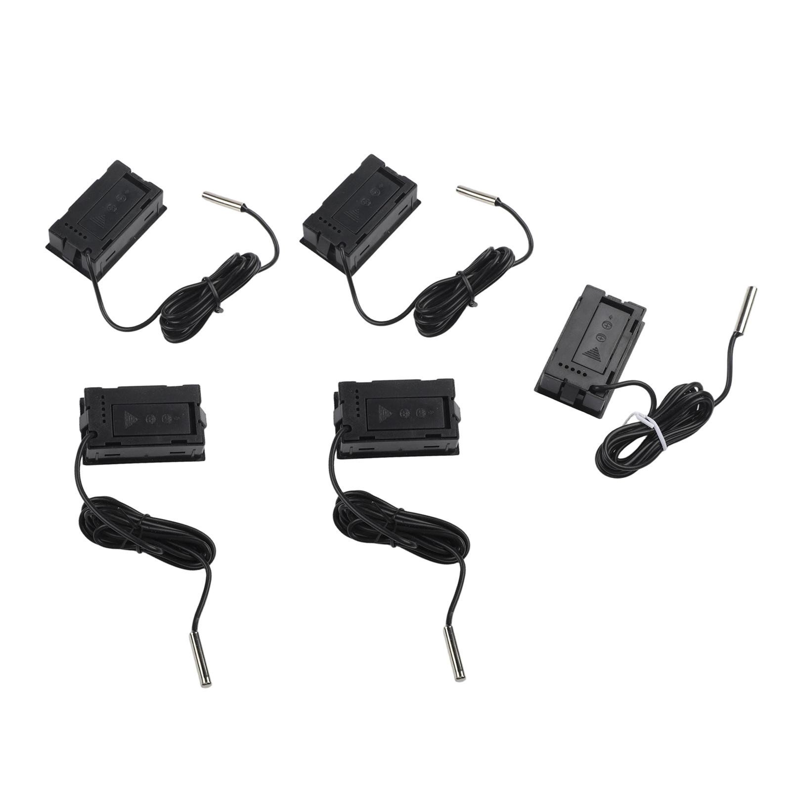 Waterproof Digital Thermometer 5PCS Set for Reliable Temperature Measurement