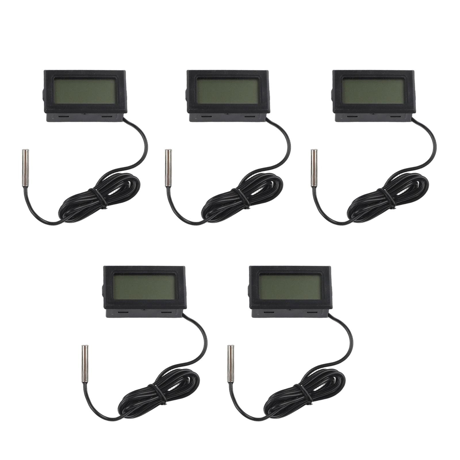 Waterproof Digital Thermometer 5PCS Set for Reliable Temperature Measurement
