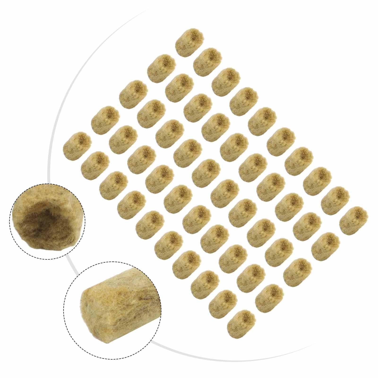 Rock Wool Substrates for Hydroponics Efficient Moisture Retention Size 27x20 mm