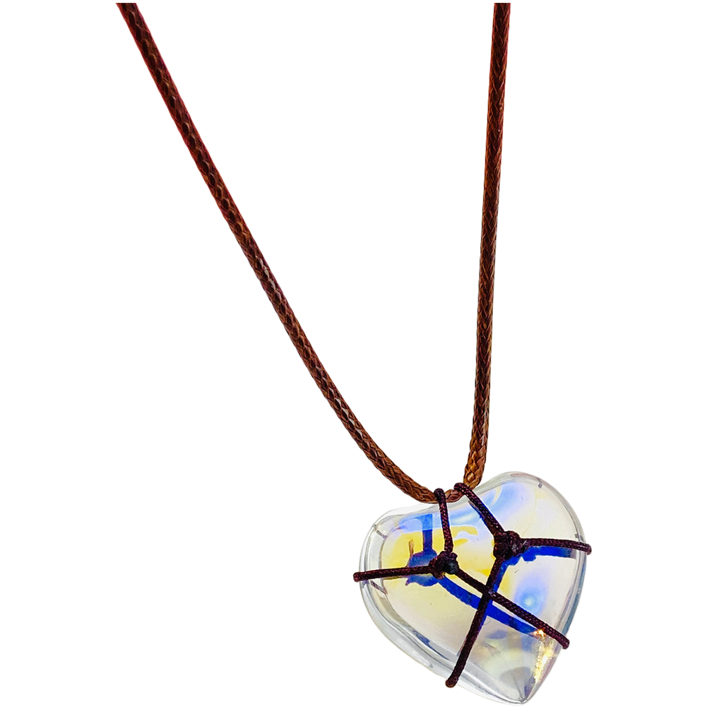 For Women Necklace with For CRYSTAL Accent Heart Shaped Opal Clavicle Style - Picture 17 of 22