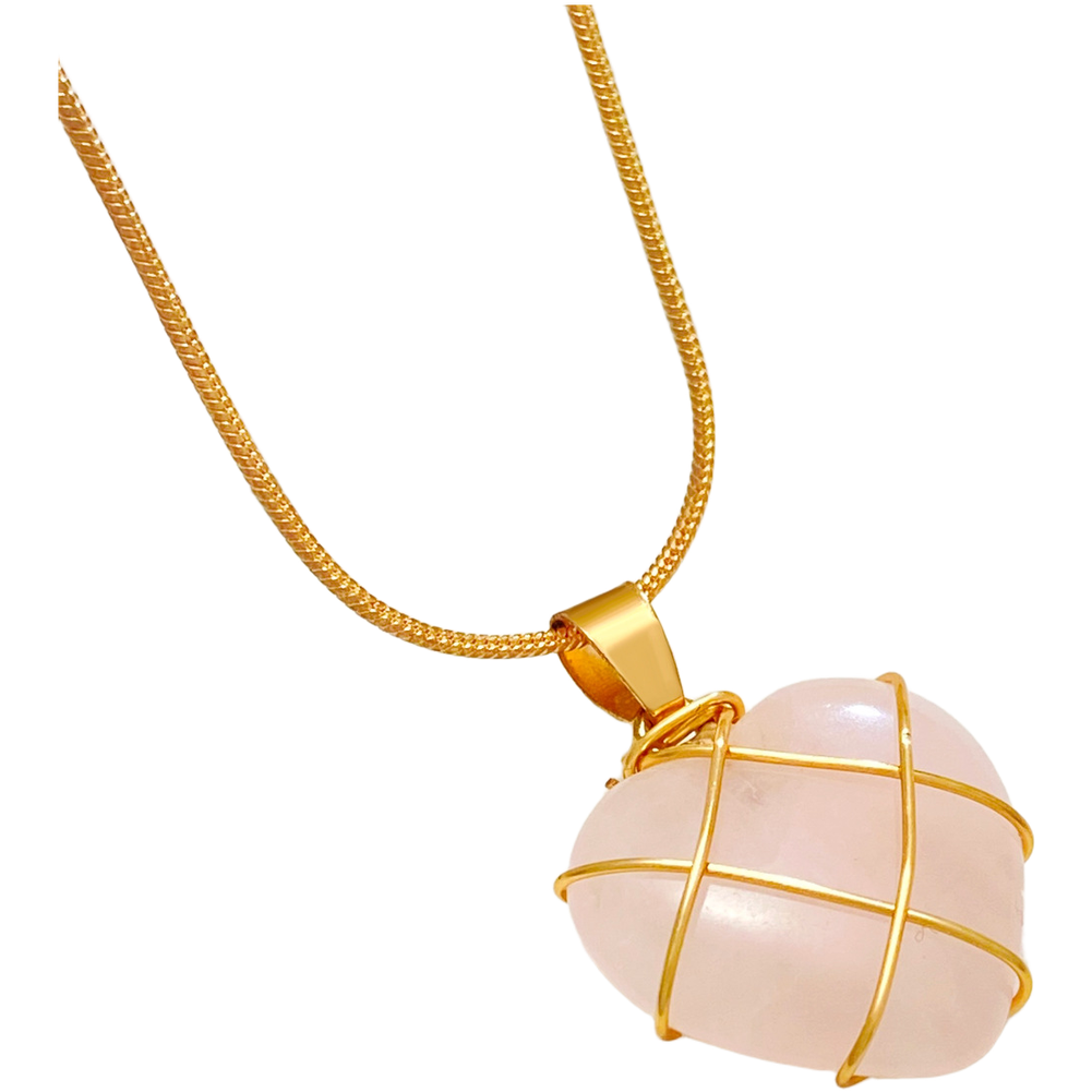 For Women Necklace with For CRYSTAL Accent Heart Shaped Opal Clavicle Style - Picture 15 of 22