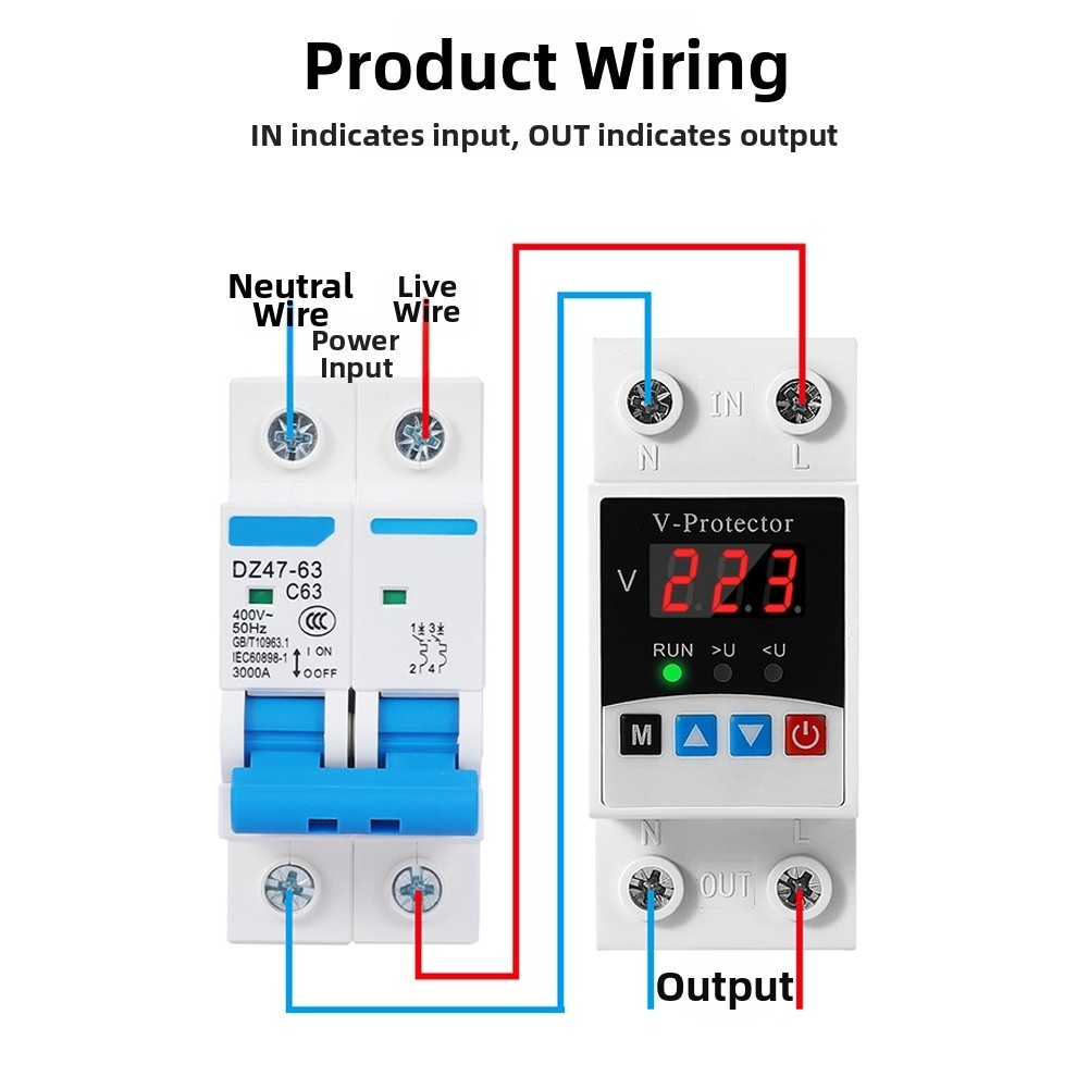 Accurate Digital Overvoltage Undervoltage Protector for Electrical Devices