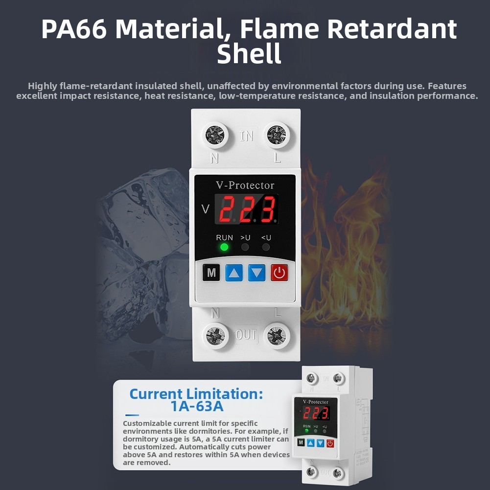 Accurate Digital Overvoltage Undervoltage Protector for Electrical Devices