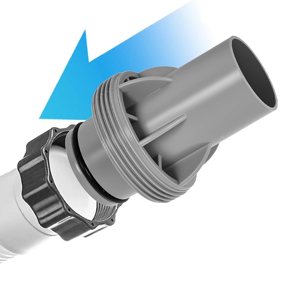 Pool Filter Maintenance 1.5in Hose Adapter Improves Filtration Efficiency