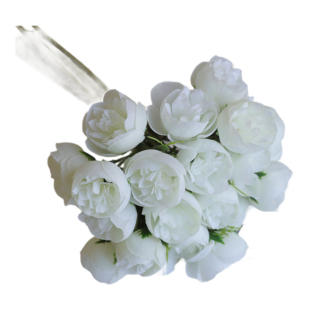 Artificial Silk Camellia Flowers for Wedding Photography and Home Decoration