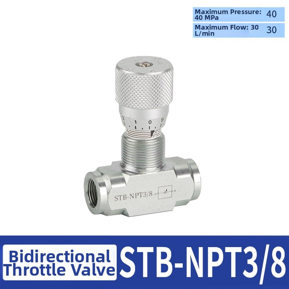 Zweiwege Hydraulik Durchflussregelventil für Pneumatik Hydrauliköl Gas Flüssigkeiten - Bild 15 von 19