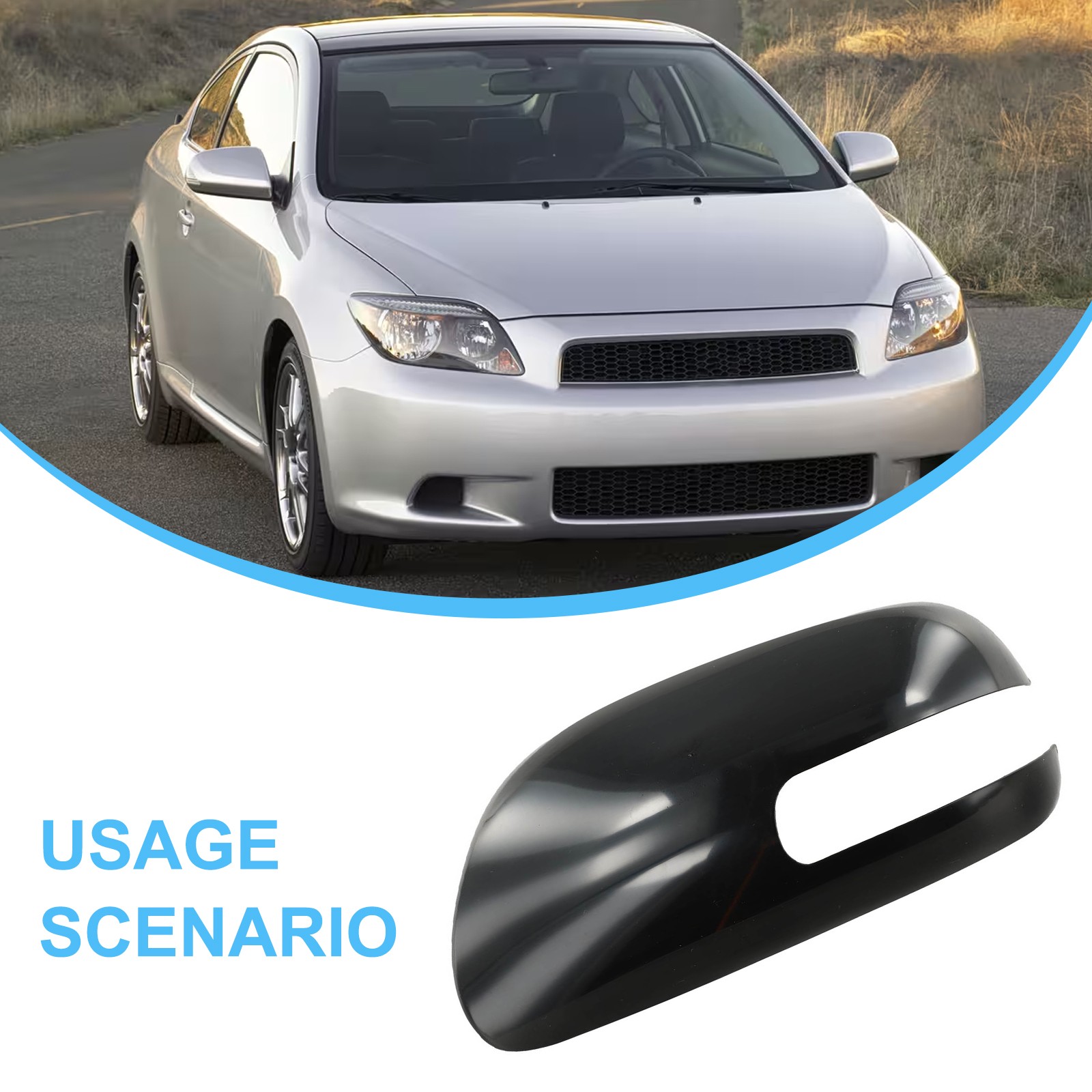 Replacement Left Rearview Housing Cap Fits For Toyota and For SCION XD Models - Picture 3 of 15