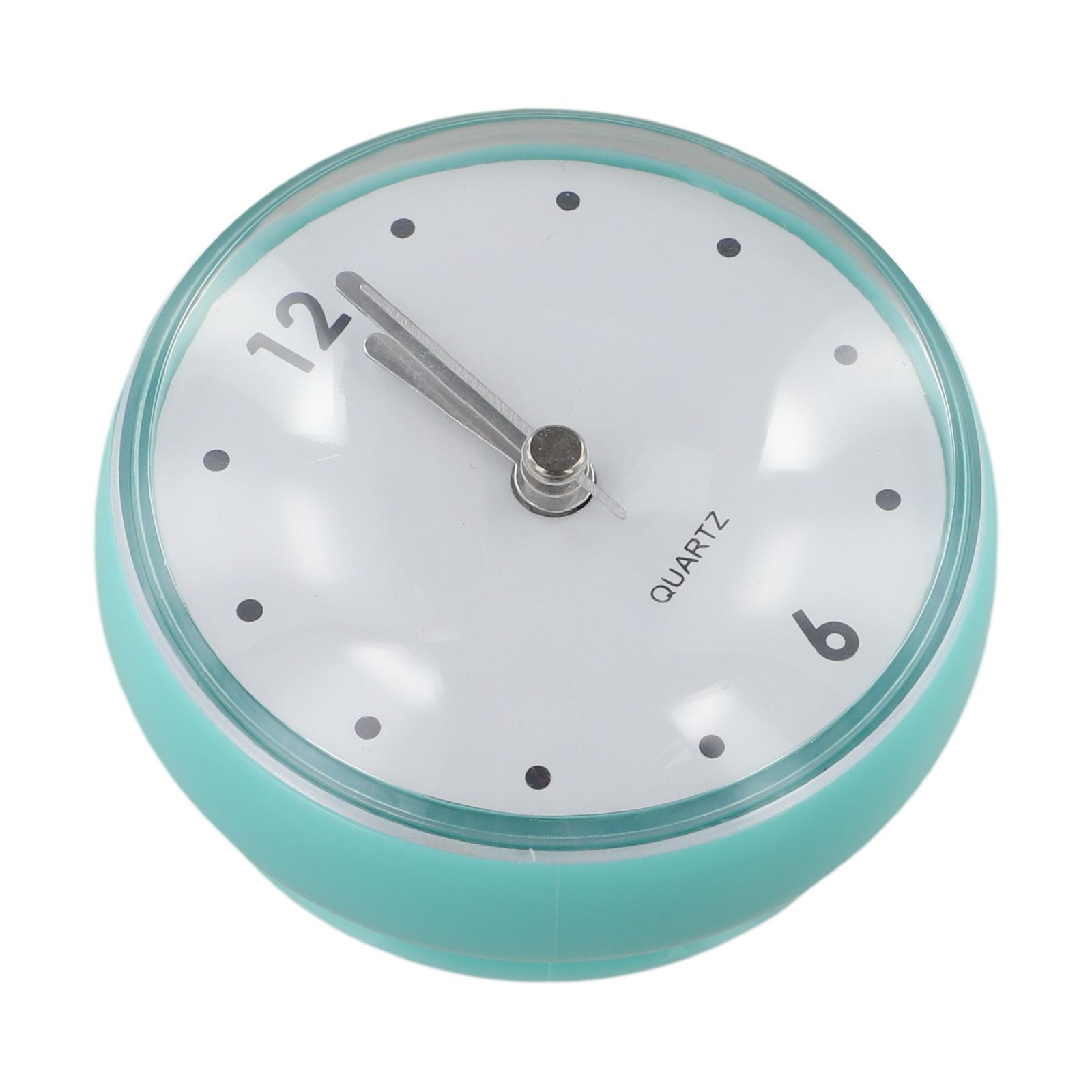 Silent Quartz Clock with Sucker for Easy Installation in Bathroom For Kitchen