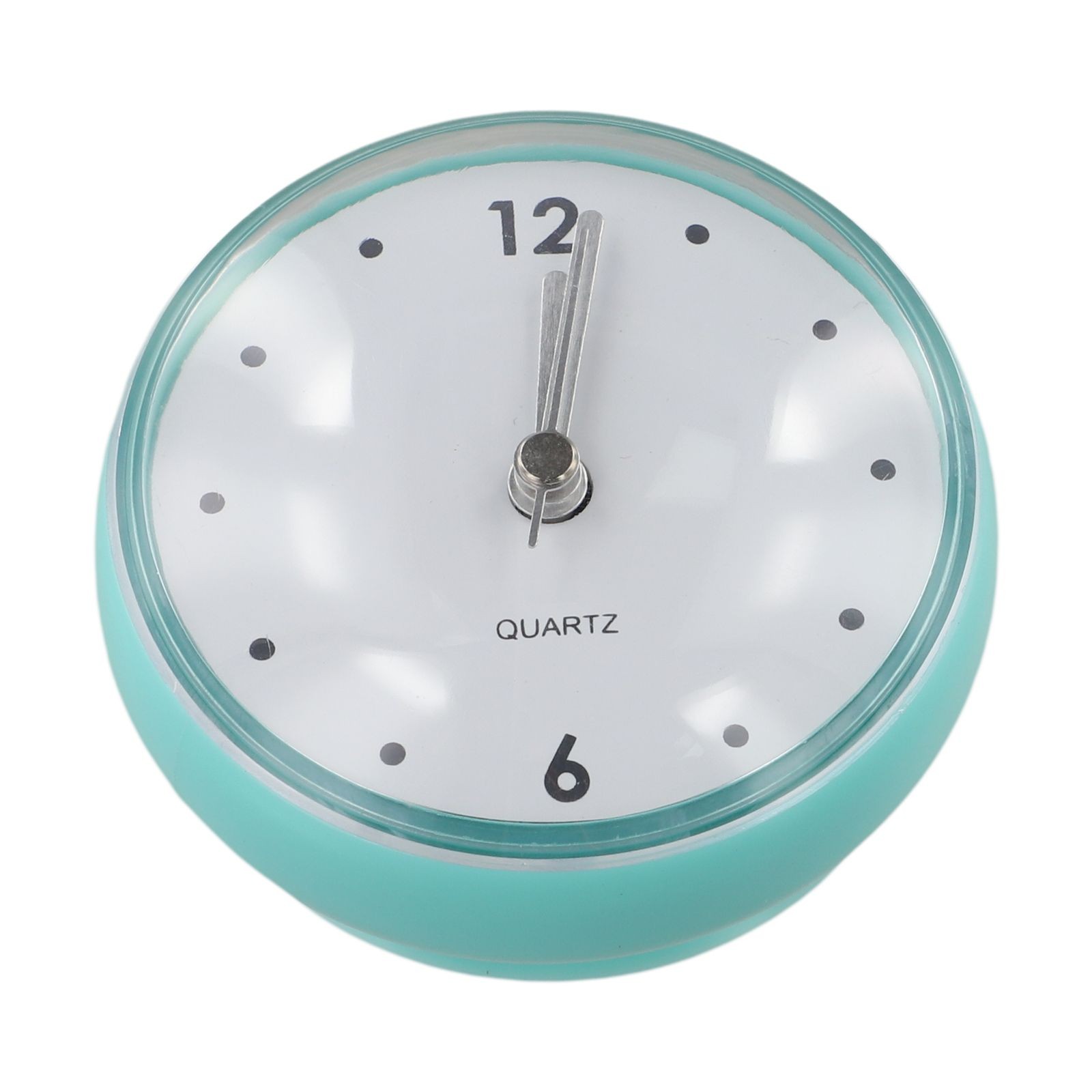 Silent Quartz Clock with Sucker for Easy Installation in Bathroom For Kitchen