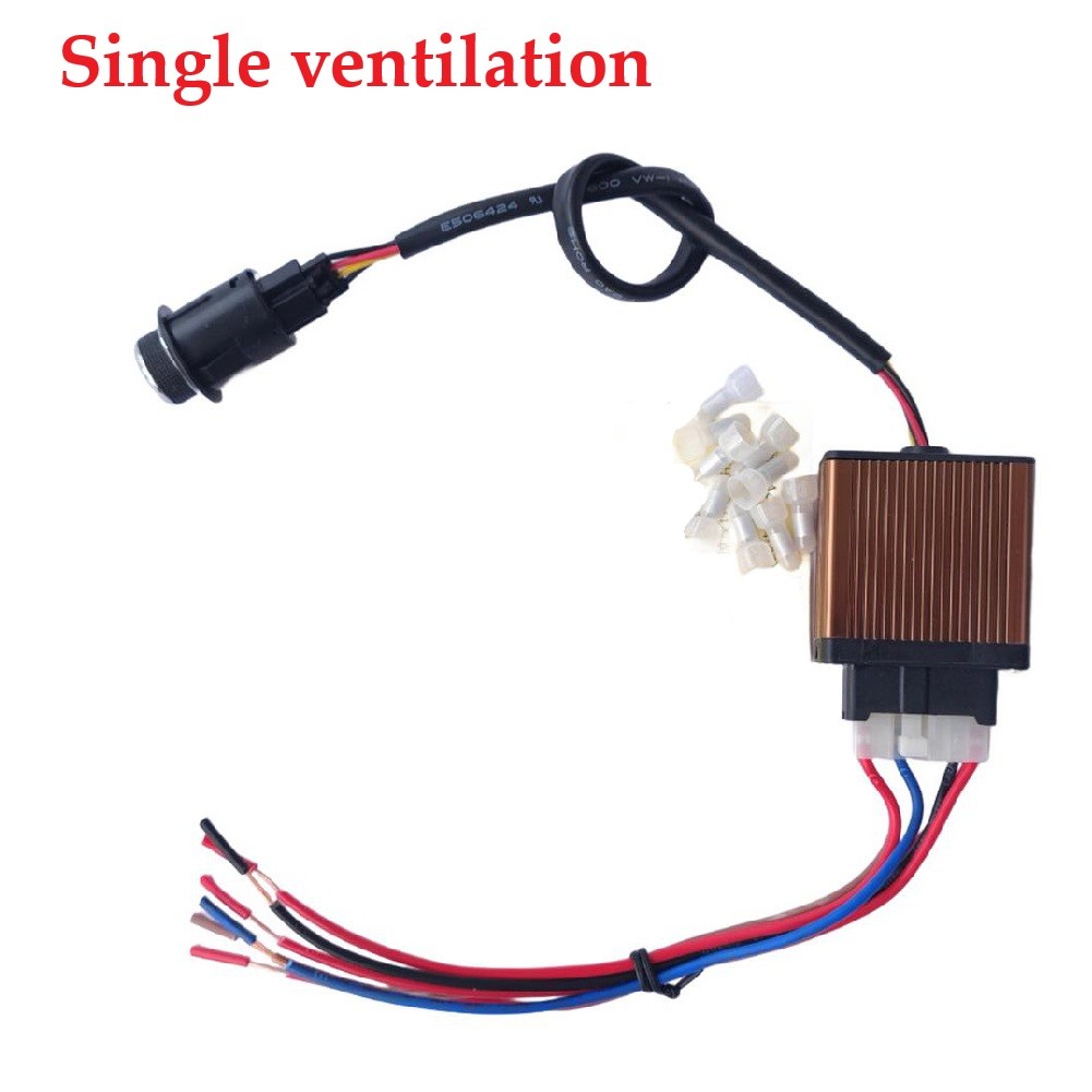 12V Car Seat Ventilation Heating Switch Controller Kit with Pre Wired Setup