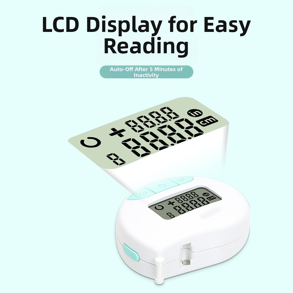 Elektronisches Maßband Lineal mit Magnetbefestigung und klarem LCD-Display - Bild 27 von 32
