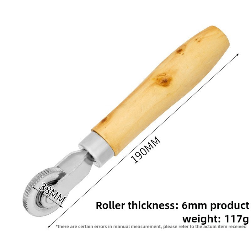 Plastic Handle Tire Repair Roller Pressure Tool 6mm Cold Patch Applicator