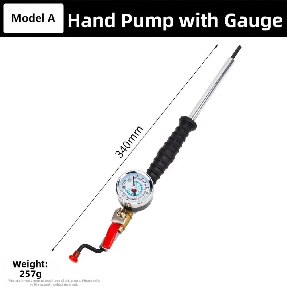 Steel Construction Hand Held Tire Inflator Gauge 0 230 PSI for Vehicle Tires