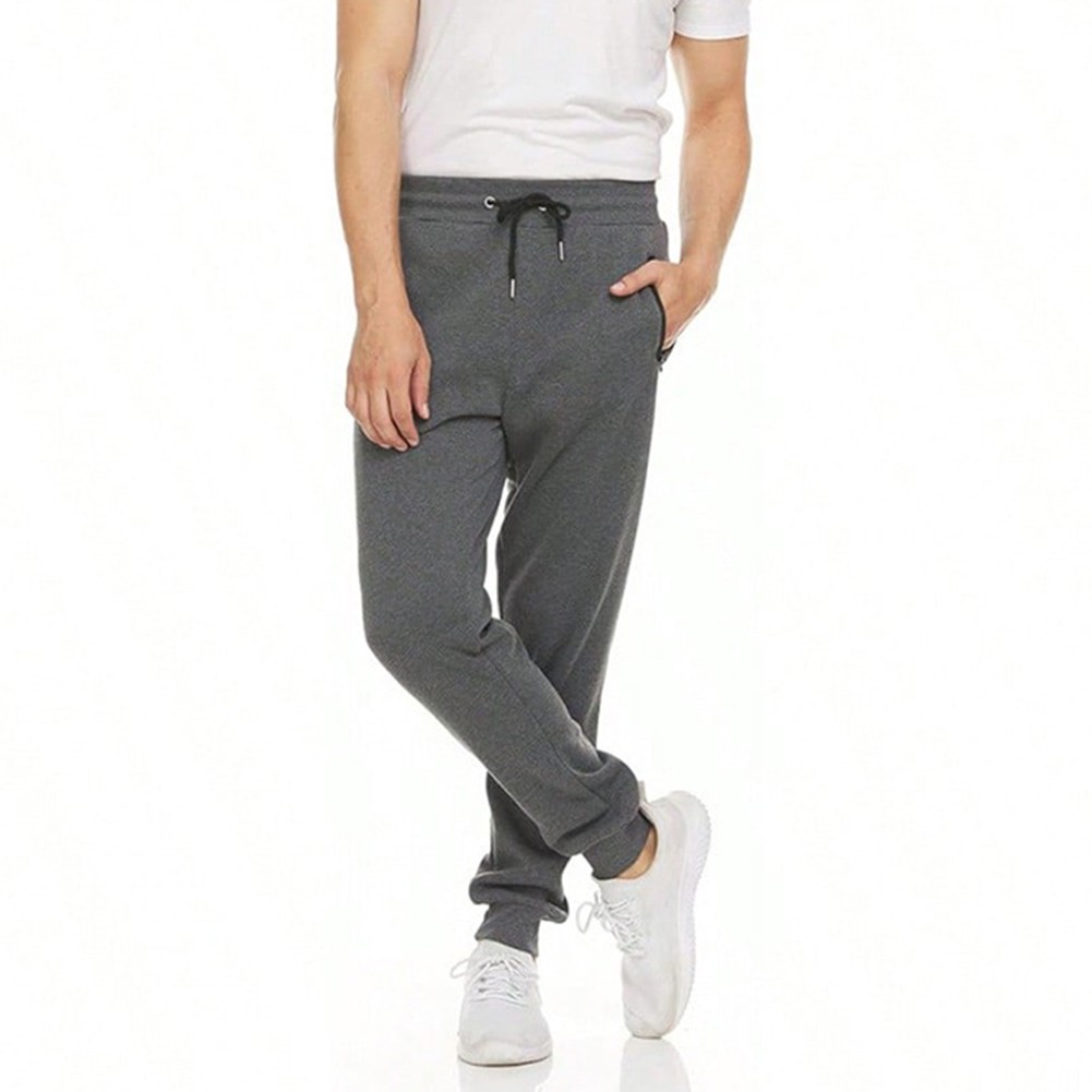 Brand New Running Casual Wear Men Jogger Pants Solid Color Casual Wear - Picture 11 of 18