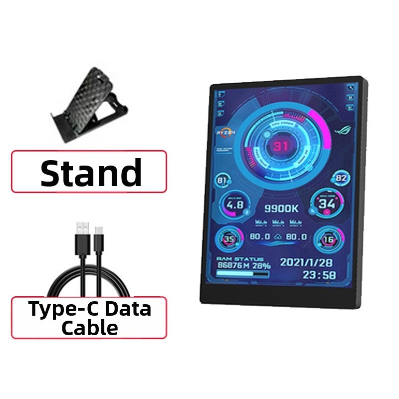 Lightweight 3 5 Inch IPS Screen Monitor with 360 Degree Rotatable ...