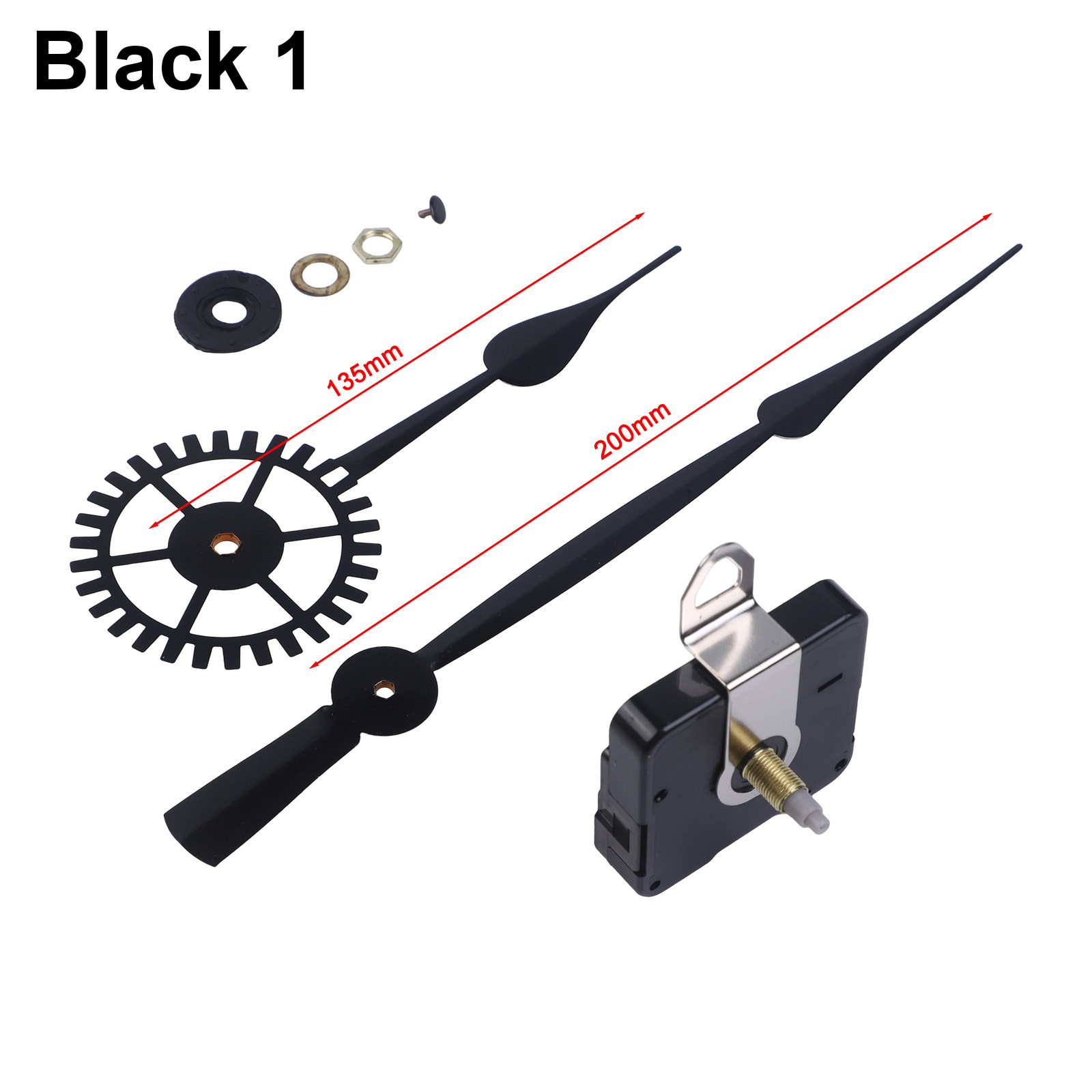 Replacement Clock Mechanism 50-60cm Clock Movement Easy To Use High Torque