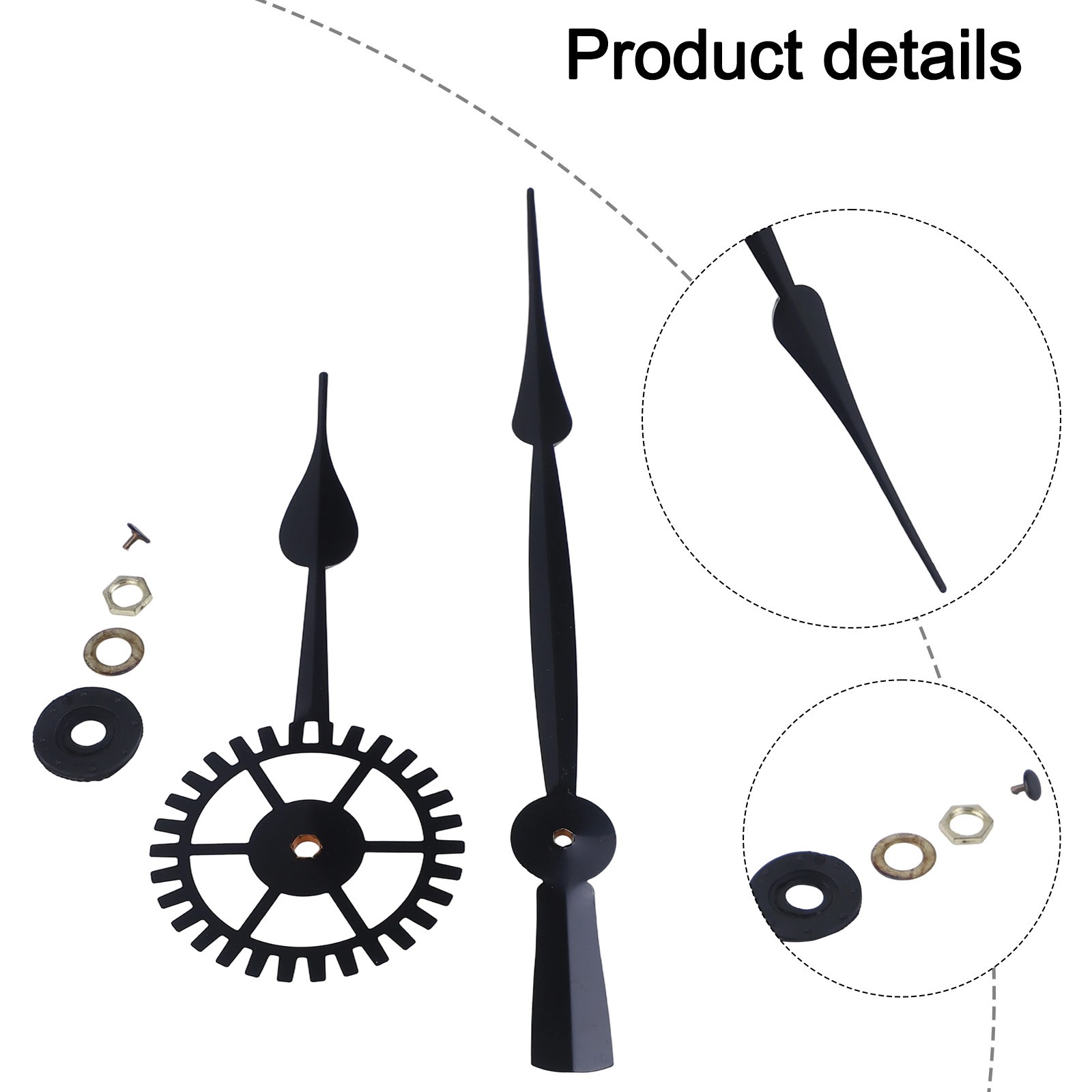 Replacement Clock Mechanism 50-60cm Clock Movement Easy To Use High Torque