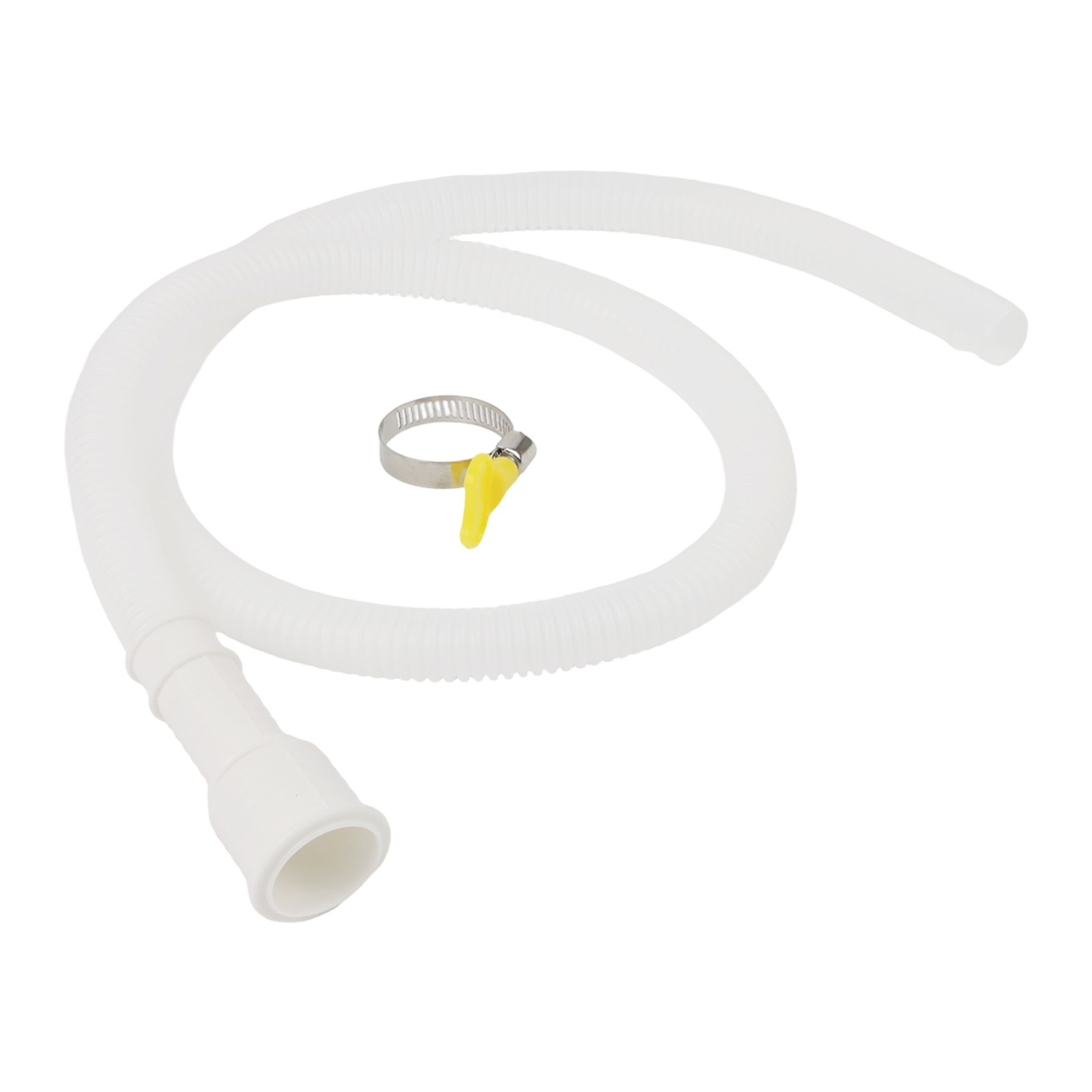 Adjustable and Flexible 15M White Drain Hose Pipe for Various Settings