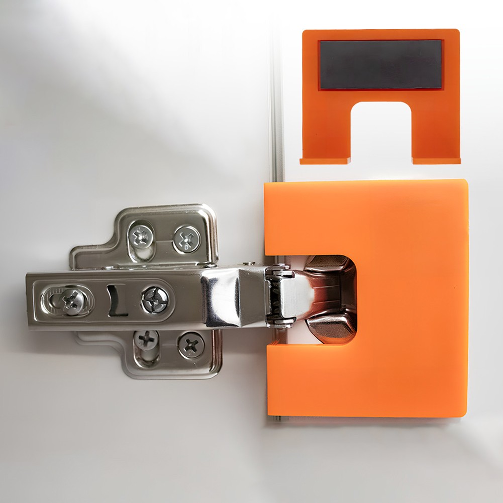 Magnetic Fixing Tool for Installing Hinges on Bathroom Doors and Interior Doors