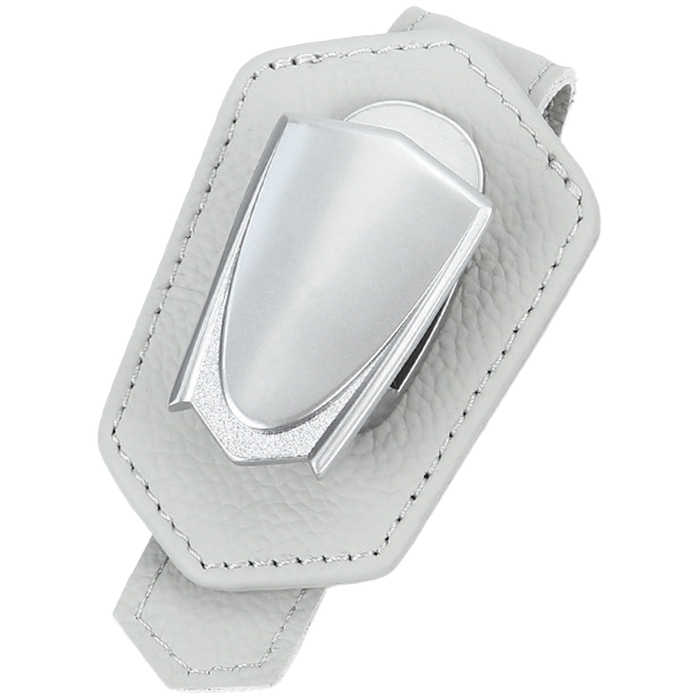 Leather Car Visor Sunglass Holder Clip with Magnetic Closure and Sponge Lining