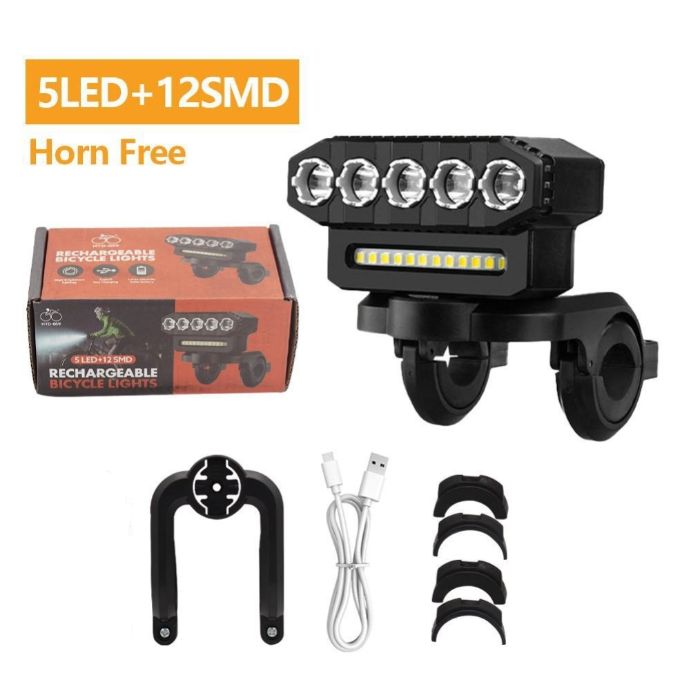LED Bicycle Front Light with Waterproof Front Headlamp for Outdoor Cycling