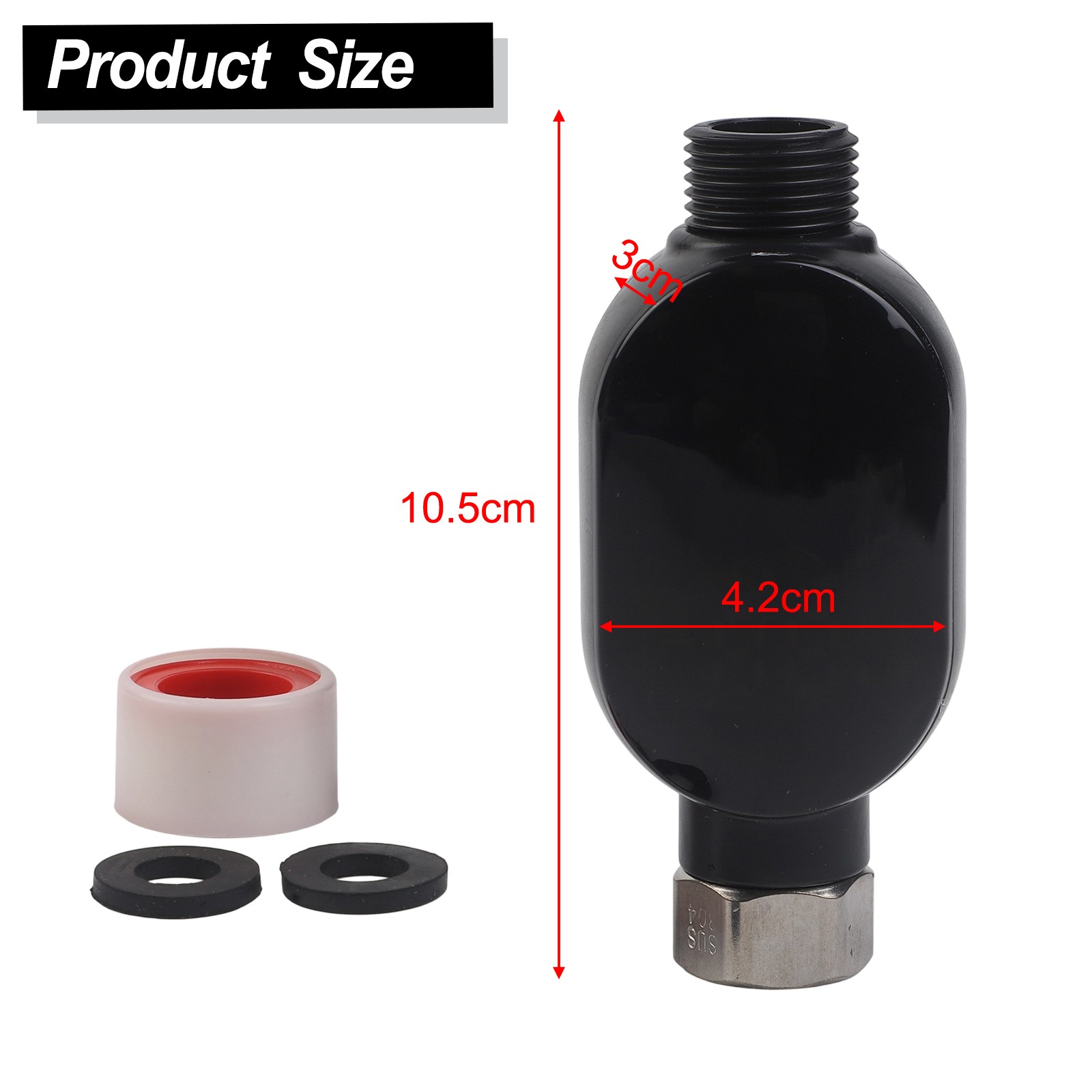 Waterproof Shower Thermometer Digital Display with Wide Temperature Range