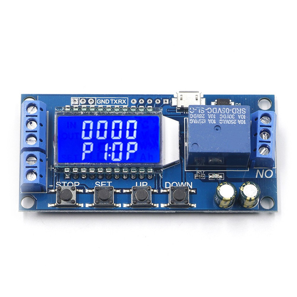 DIGITAL TIMER RELAY Module 5V 12V 24V with LCD for Accurate Industrial ...